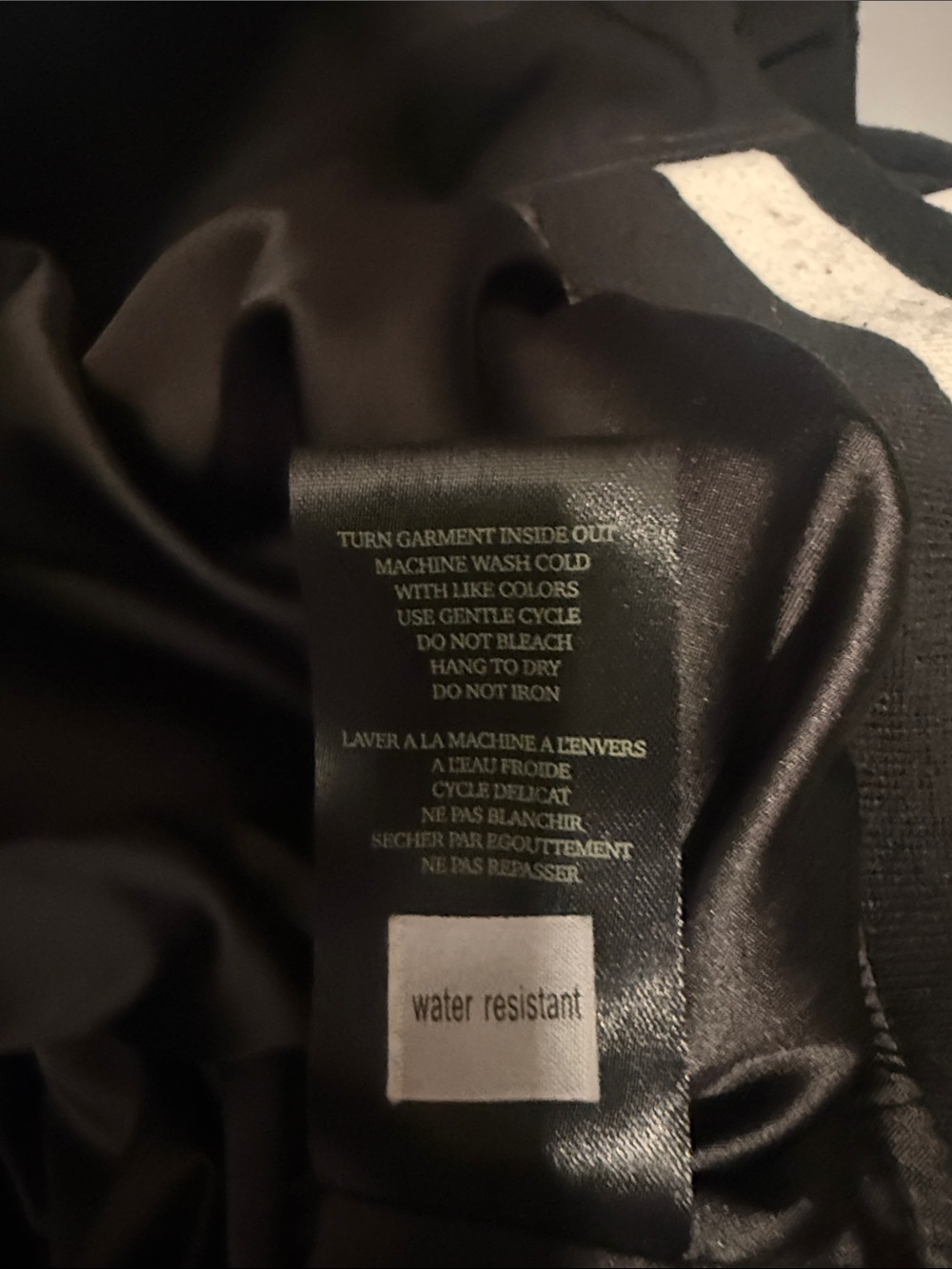 Blank NYC Black & White Varsity Jacket with Snap Front - Picture 5 of 5